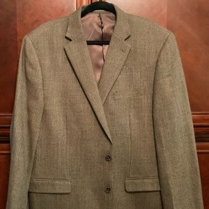 RALPH LAUREN WOOL BROWN SIZE 46 LONG SPORTS JACKET BLAZER.